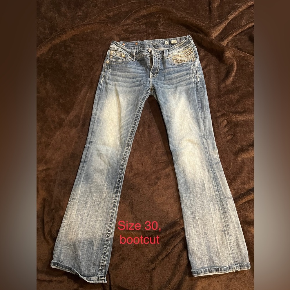 Size 30 Bootcut Miss Me jeans